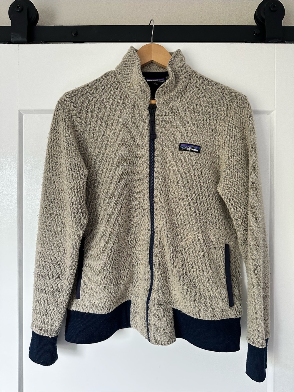 Patagonia Women’s Woolyester Fleece in Oatmeal Heather